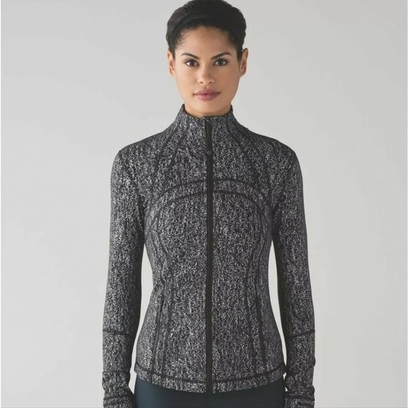 lululemon athletica Jackets & Blazers - Lululemon Define Jacket Luon Suited Jacquard Black & White | 4